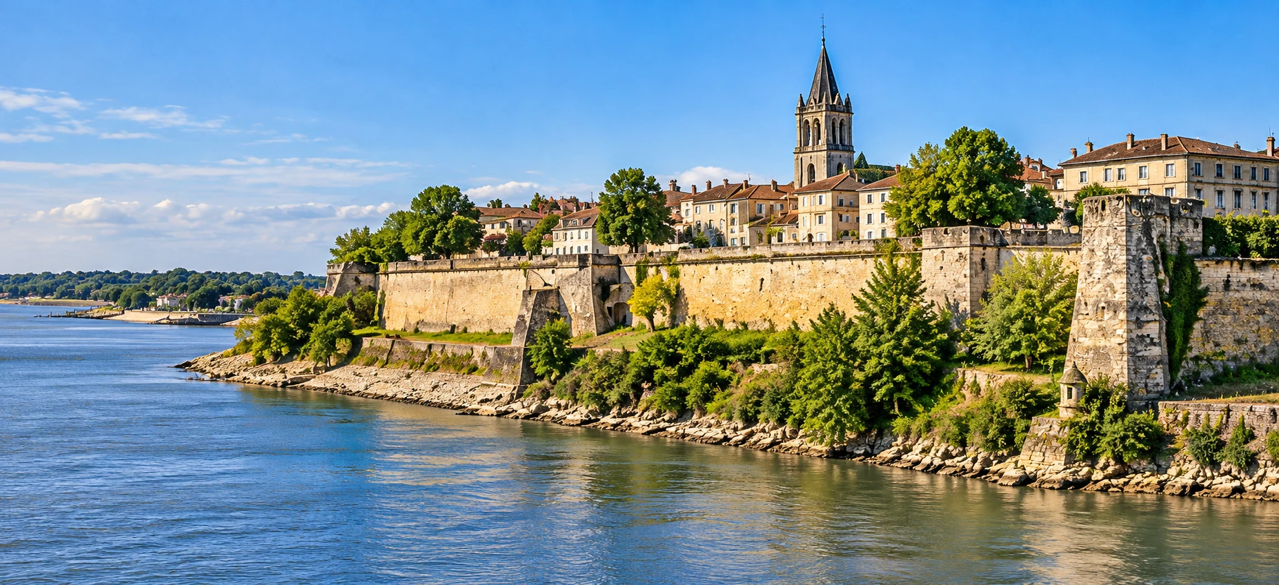 Photo de Dépannage et remorquage à Blaye : blaye panorama